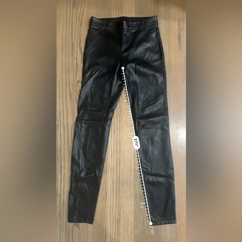 Free People Faux Leather Pants-Size 24 - Picture 2 of 5